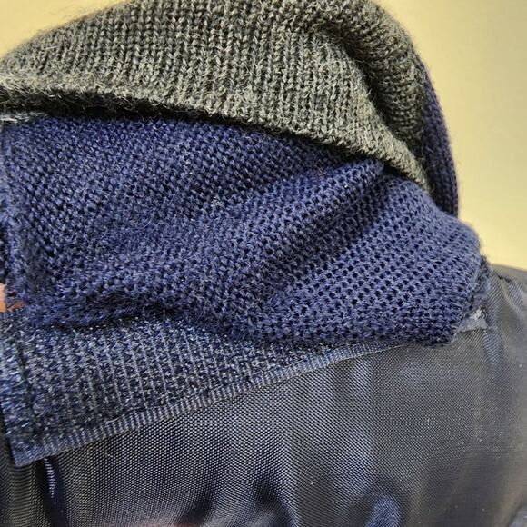 Urban wool 100% pure wool cardigan sweater with removable shoulder pads size S - Picture 7 of 12